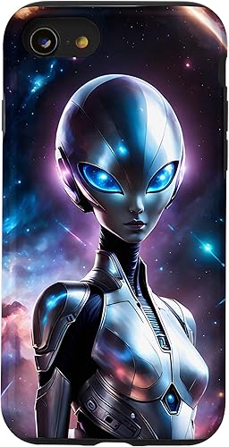 Miniatura 31 de iPhone 14 Pro Max Unique Sci-Fi Alien Case