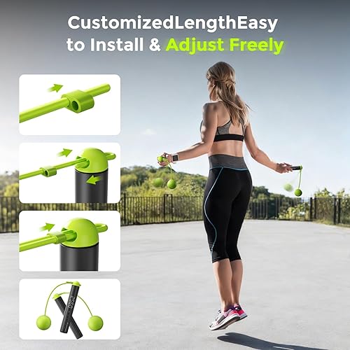 Miniatura 8 de Smart Jump Rope with 9-Axis Gyroscope,Wireless Jumping Rope,Supports Somatosensory Games Real-time Data Tracking via App,Fitness Jump Rope for Kids