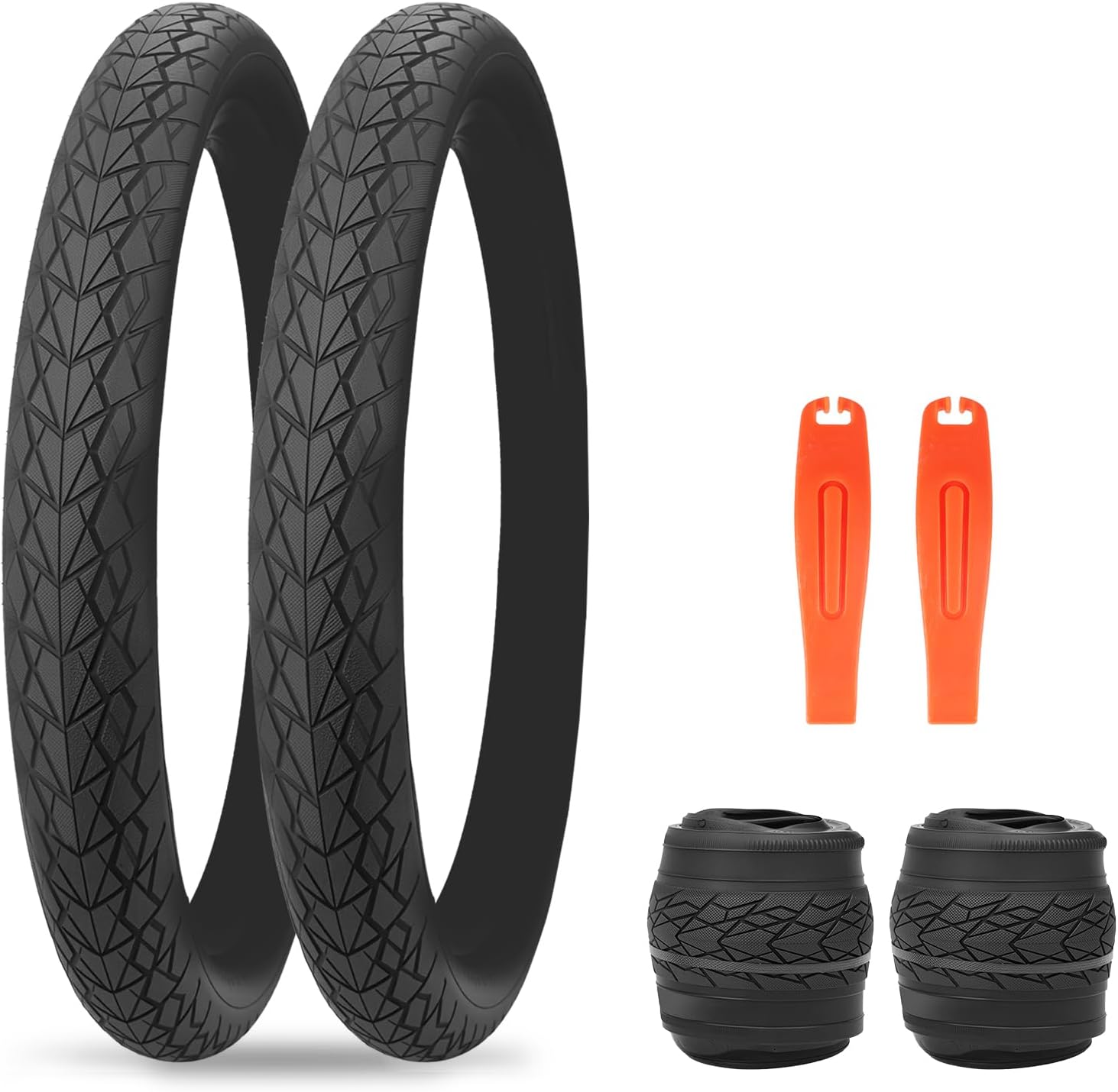 ZUKKA Bike Tire 20x1.75/20x2.125/24x1.75/26x1.75/27.5x1.75 Inch Replacement Bike Tire for Mountain Bike Cruiser Bike