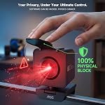AOC 4K Webcam with Sony Sensor, 1080P 60FPS Streaming Camera with PDAF Autofocus, AI Noise-Canceling Mic & Privacy Cover, Web Camera for PC Desktop Laptop Video Conferencing Zoom Skype