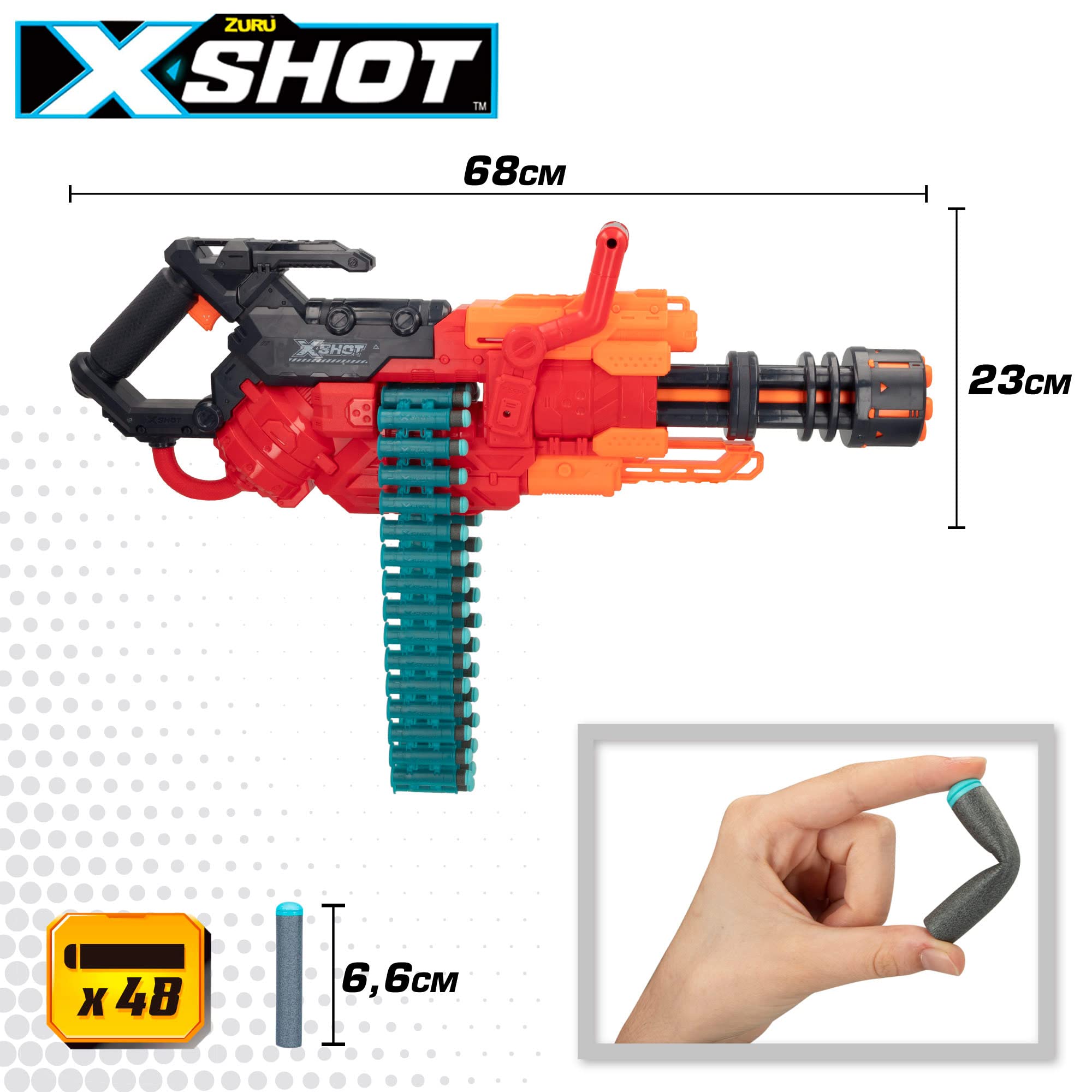 XShot 46562 Crusher Excel Ammunition, Qa, QA : Amazon.sg: Toys