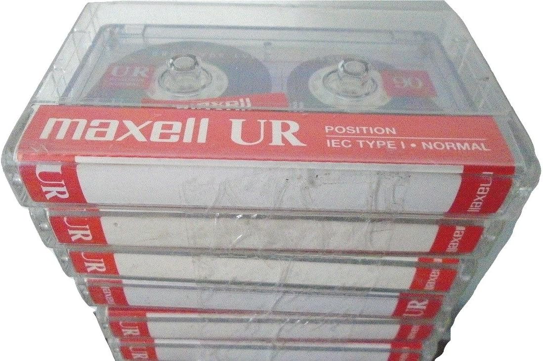 Maxell UR-90 Blank Audio Cassette Tape - 8 Pack