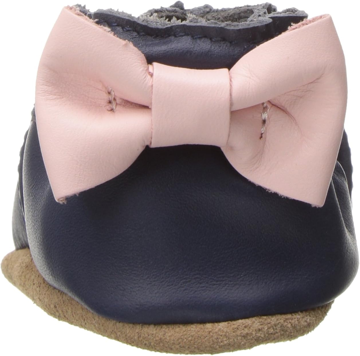 Robeez Kids' Soft Soles with Bow Back Crib Shoe
