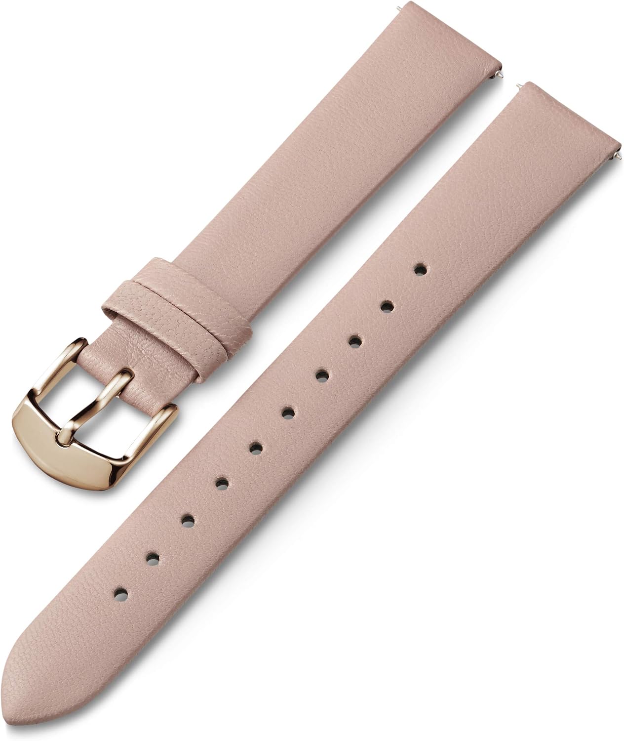 Timex 16mm Genuine Leather Strap – Blue with Silver-Tone Buckle