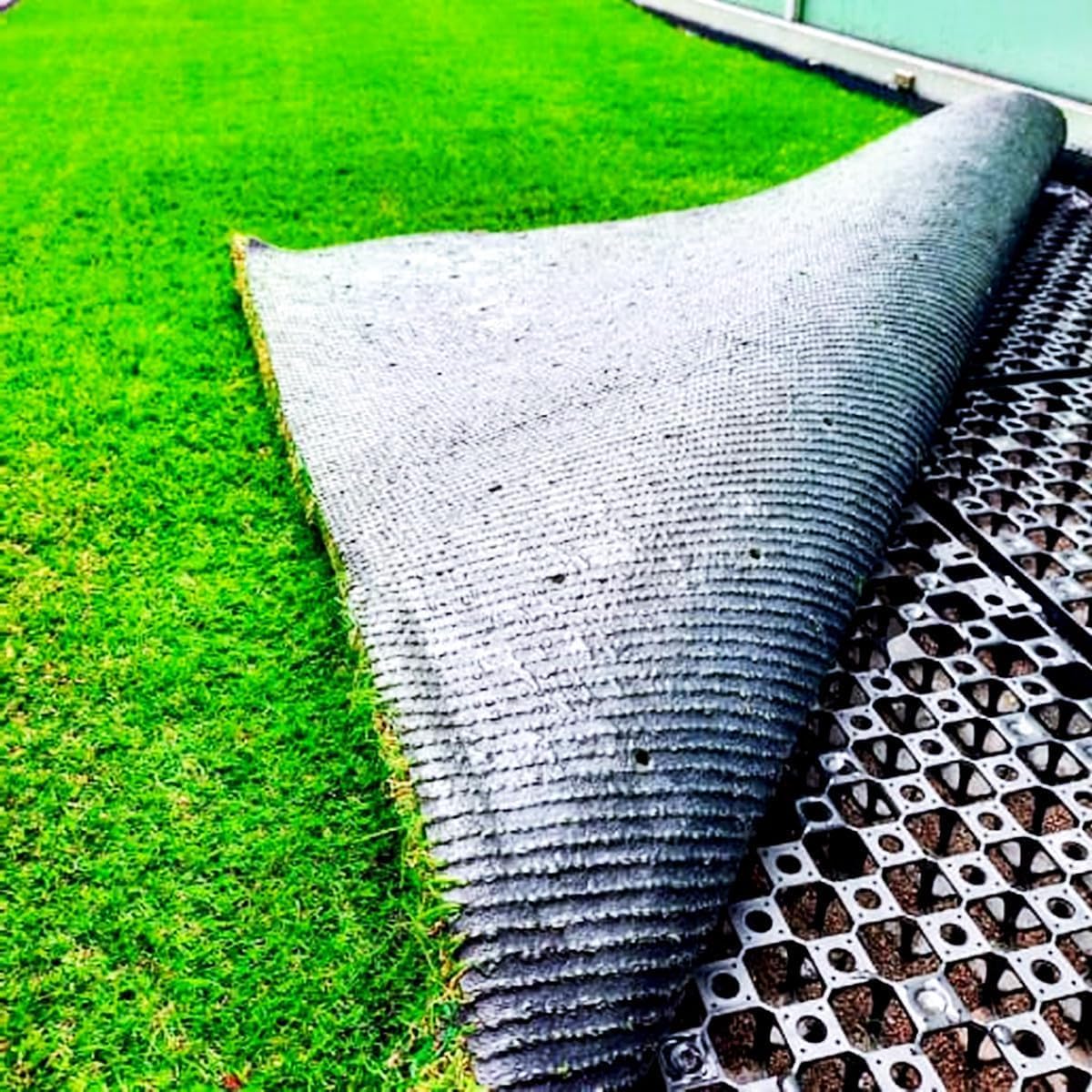 ALLTOP TURF 50cmX50cmX3cm(19.68inX19.68inX1.18in) Interlocking Drainage Cell System for Artificial Grass (3sqm-12pieces)