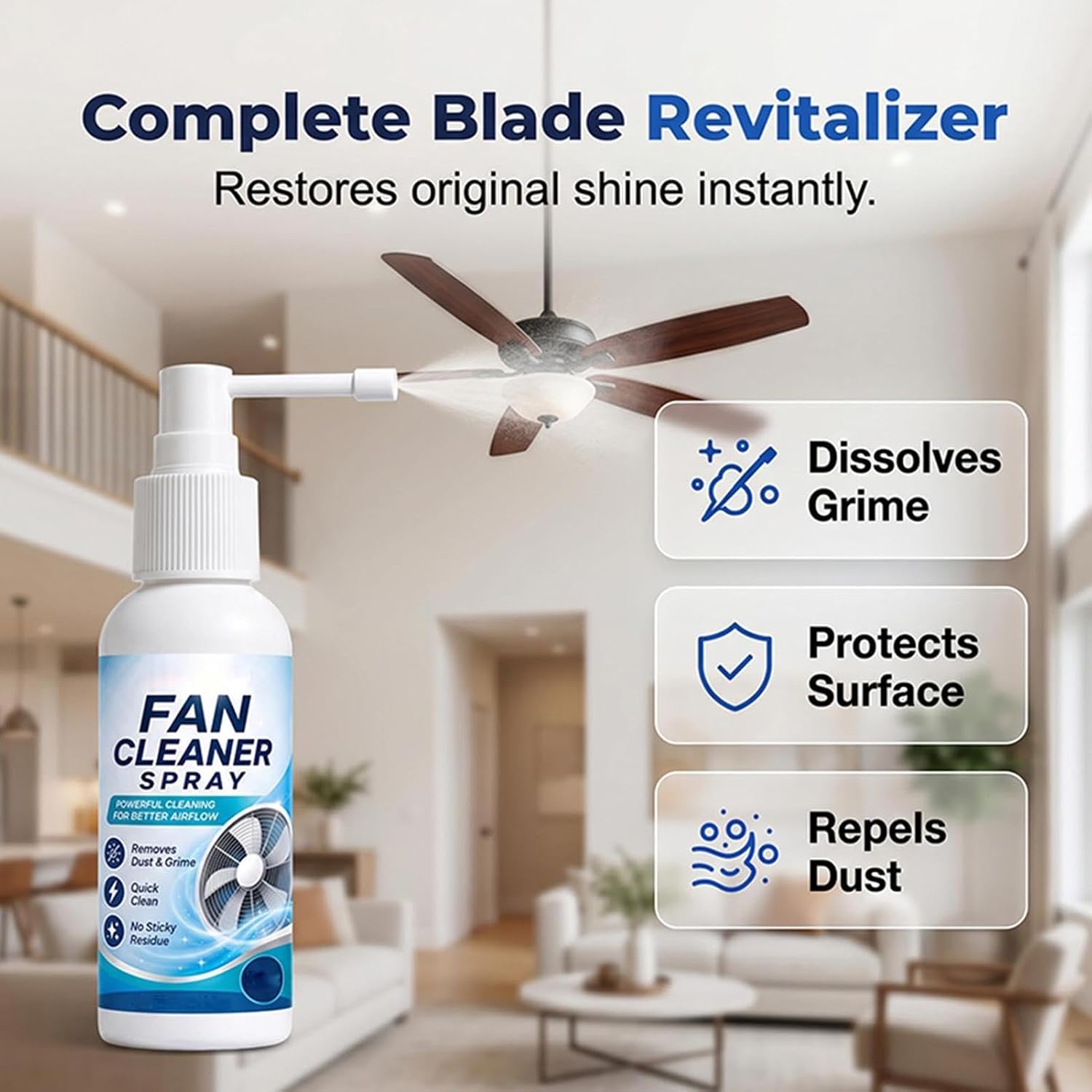 Fan Cleaner Spray, Fan Cleaner Duster, Electric Fans Cleaners