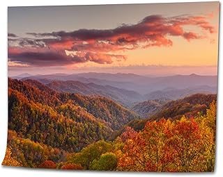 VETEB Paint by Numbers Kit for Adults Beginner Smokey Mountain Sunset DIY Painting on Canvas by Numbers Acrylic Oil Painting for Home Decor Gifts 16"x20"