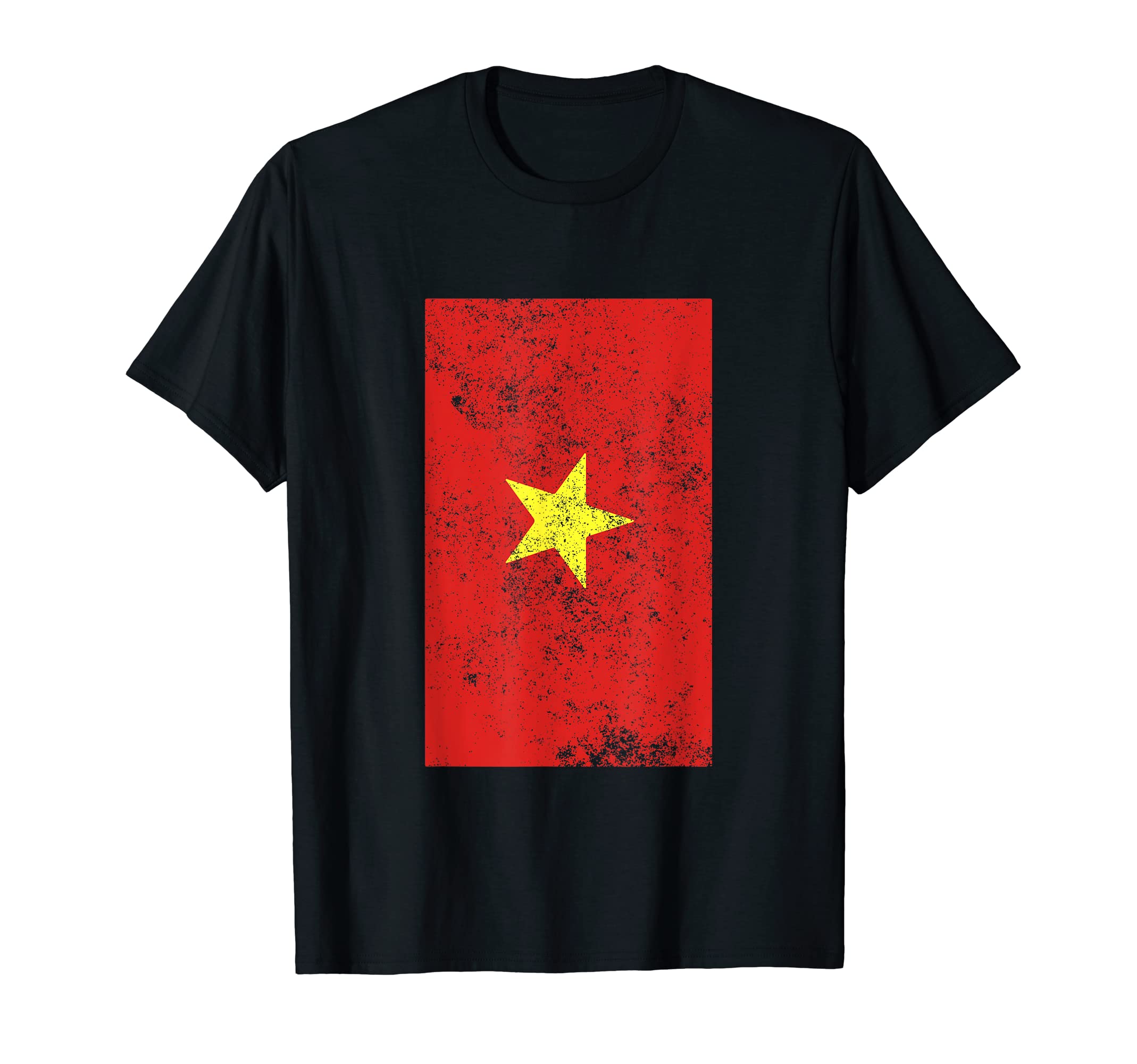 レディース・メンズの問いません⭐︎ベトナム国旗⭐︎赤の星のTシャツ⭐︎ベトナムで購入⭐ Amazon | ベトナム国旗 - ベトナムプライドシャツギフト