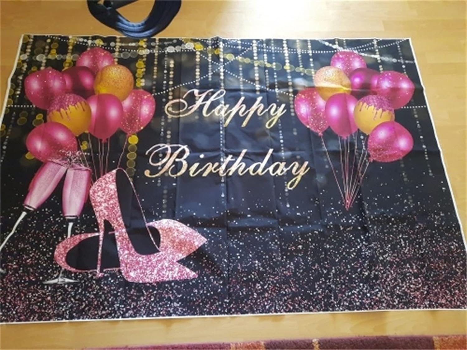 Customized Birthday Banner for Women,Happy Birthday Backdrop,Photography Background for Adult Women Birthday Party Decorations Banner Photo Booth Backdrops (270x180cm)