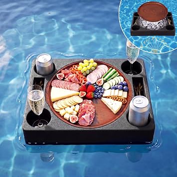 Remerry Floating Refreshment Table Tray for Pool 16x13