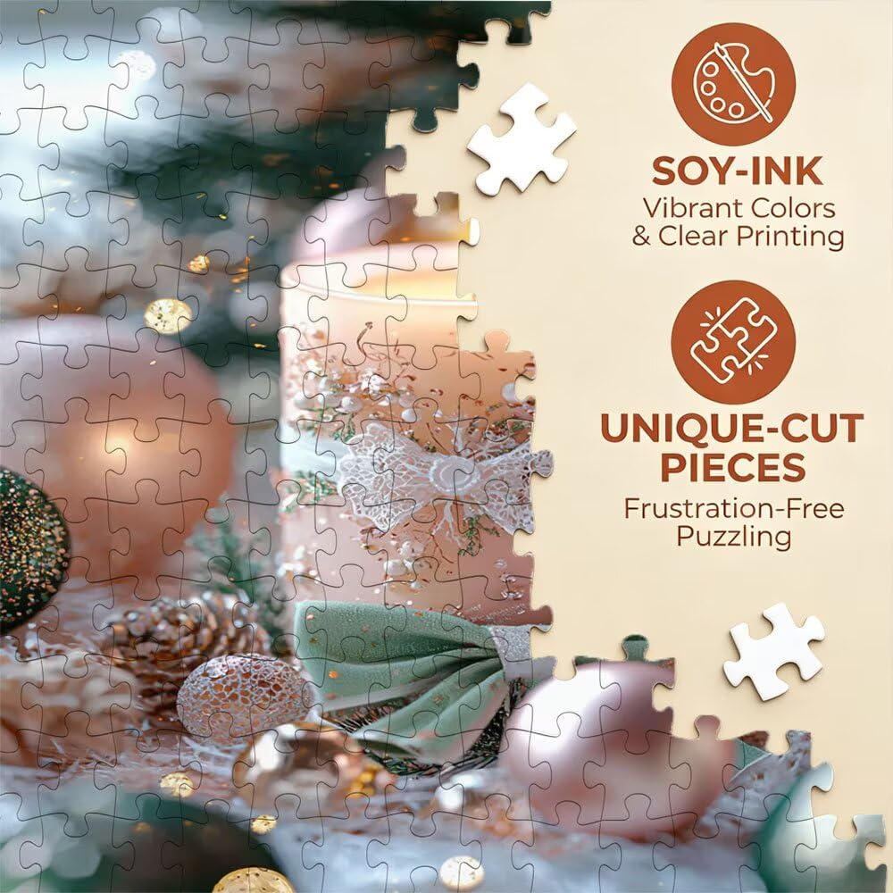 Różowa świeca Puzzle 5000 sztuk, Puzzle dla dorosłych Puzzle, wymagające puzzle do dekoracji gry, rozrywka gra edukacyjna dla całej rodziny, na prezent dekoracja DX0YL7-247