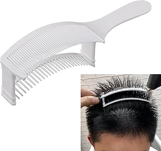 Innovative Professional Dual-Layer Curved Positioning Fade Combs for Barber & DIY Haircuts