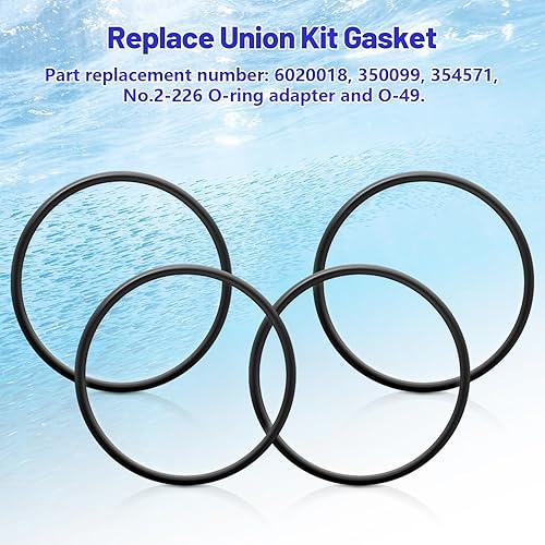 Miniatura 6 de 6020018 350099 Junta tórica compatible con Pentair SuperFlo y Sta-Rite SuperMax bomba de piscina 350157 adaptador, compatible con Pentair 350157