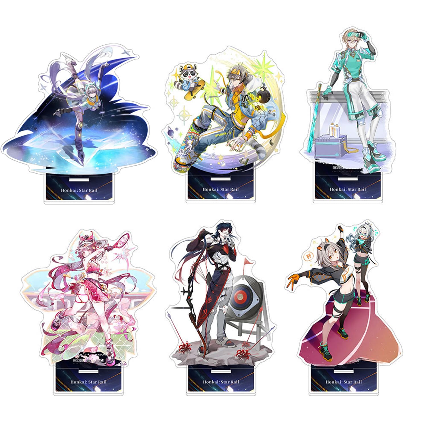 スターレイル　花火　韓国限定　アクスタ・アクブロ・トレカセット 公式正規品 スタレ 花火 アクリルスタンド 調和 崩壊スター