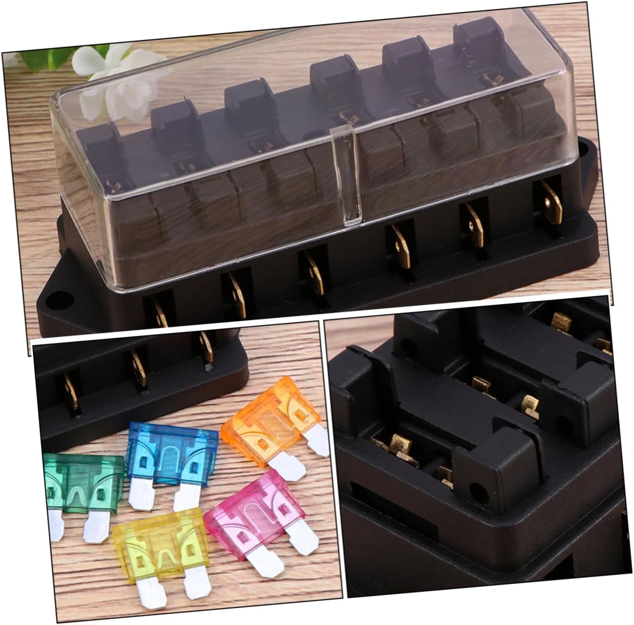 4pcs Way Automotive Fuse Block Replacement for Car Boat Easy Installation Holders Essential Upgrade for Truck Owners