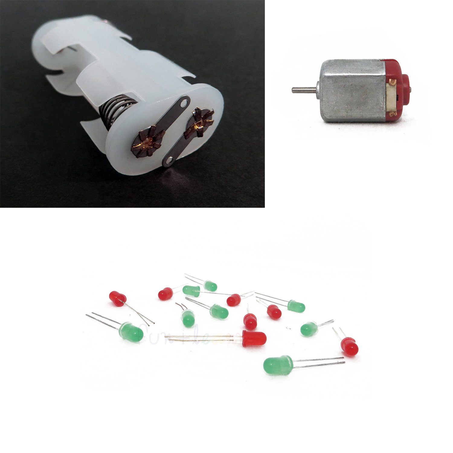 DC Motor + LEDs Lights + AA Battery Holder Combo for DIY Experiments (B01KOBCXFO) Amazon Price History, Amazon Price Tracker