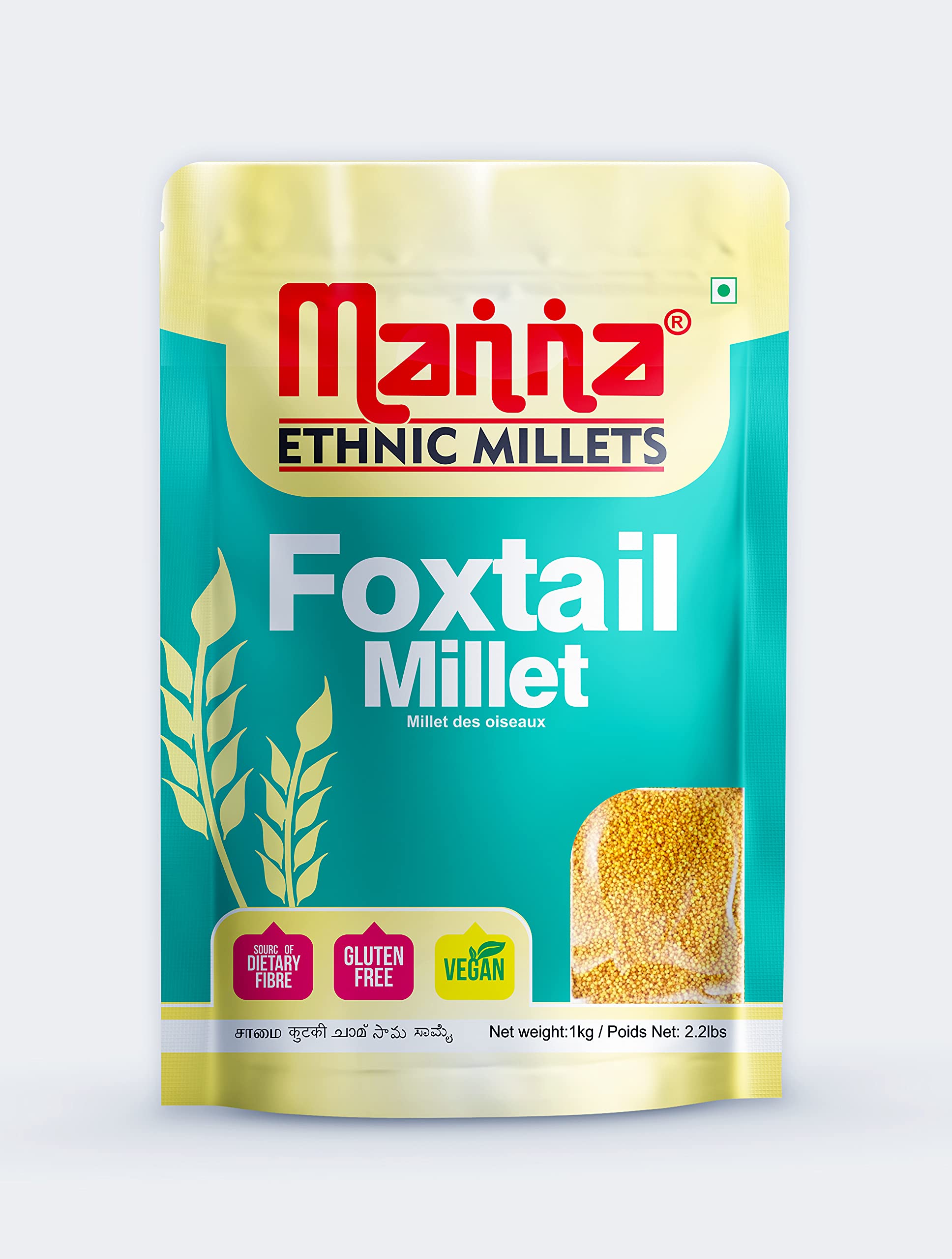 Manna Millets 5kg - Natural Grains Combo Pack of 5 | Foxtail 1kg, Kodo 1kg,  Little 1kg, Barnyard 1kg, Proso 1kg | Native Low GI Millet Rice | Nutrient  : Amazon.in: Grocery & Gourmet Foods