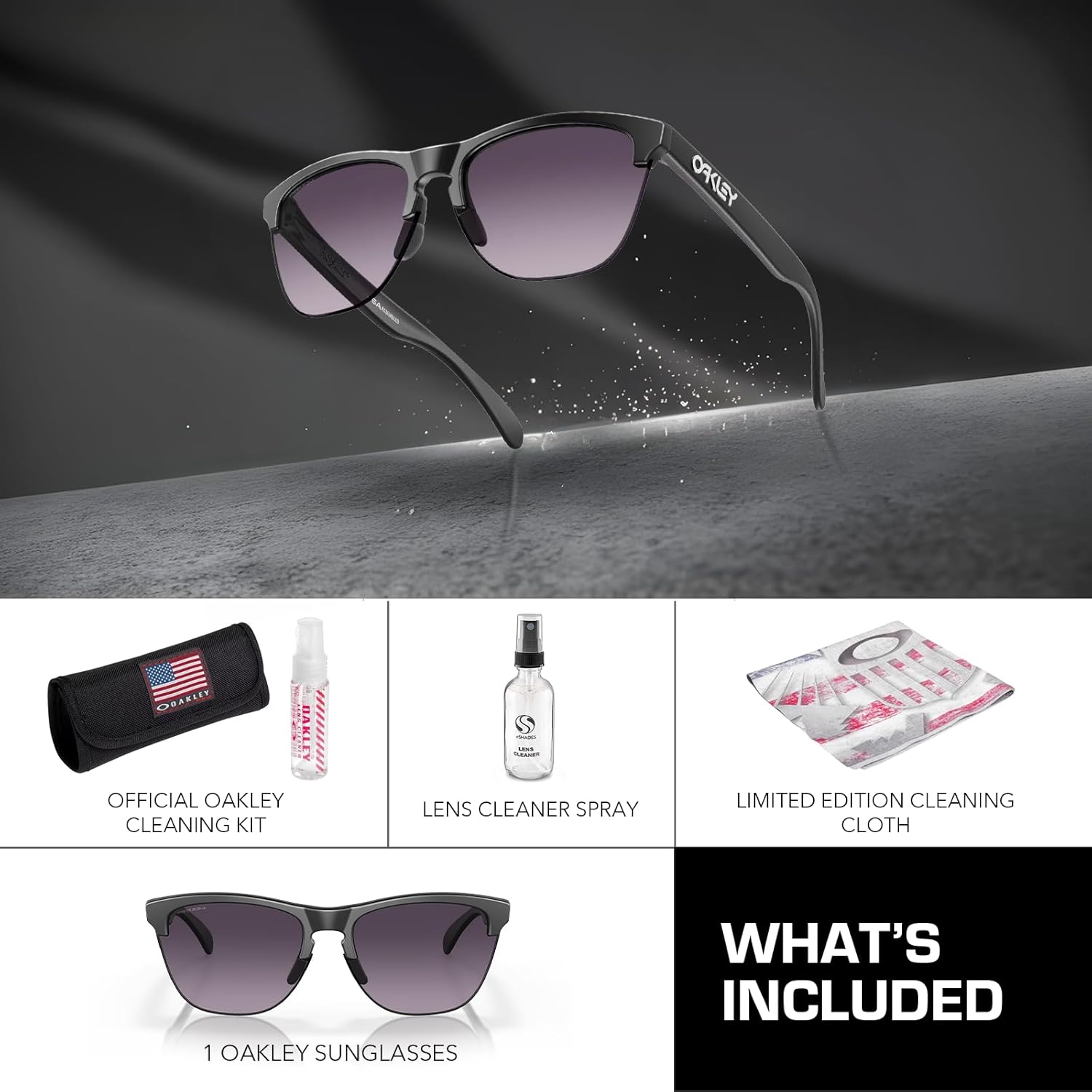 Oakley FROGSKINS LITE OO9374 Round Shape Sunglasses With Official Eyewear Kit