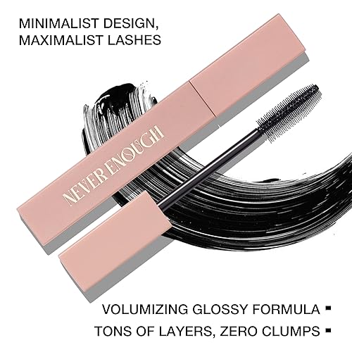 Miniatura 8 de SELESTIA BEAUTY Máscara de pestañas multiplicando volumen nunca suficiente, rímel negra con fórmula suave y sedosa - Efecto versátil - Toneladas de