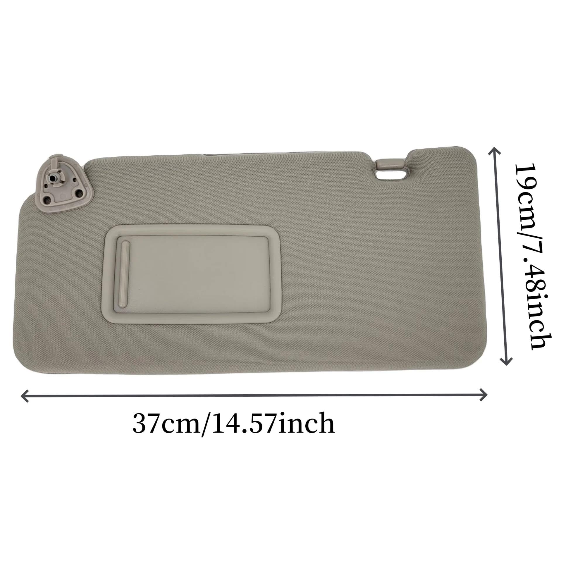 Tendine Parasole Auto Auto Parasole Anteriore Pannello Conducente Lato Passeggero Per Nissan Per Versa Per Tiida 2004-2012 Parasole Parabrezza(Gray Left)