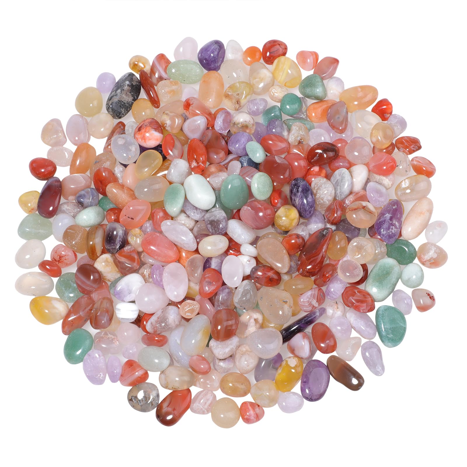 Géode d'agate triée de 1,3 à 2,5 cm pour stabiliser les vases et créer des bijoux
