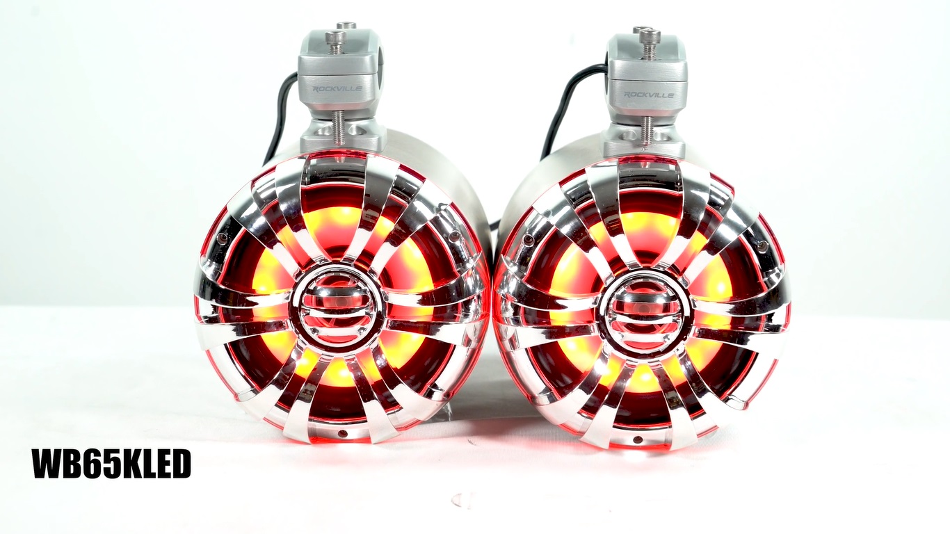 Amazon.com: Rockville WB65KLED 600W Peak/300W RMS Marine Wakeboard