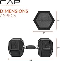 Vista 172 de CAP Barbell - Mancuerna recubierta Varias opciones de pares y conjuntos