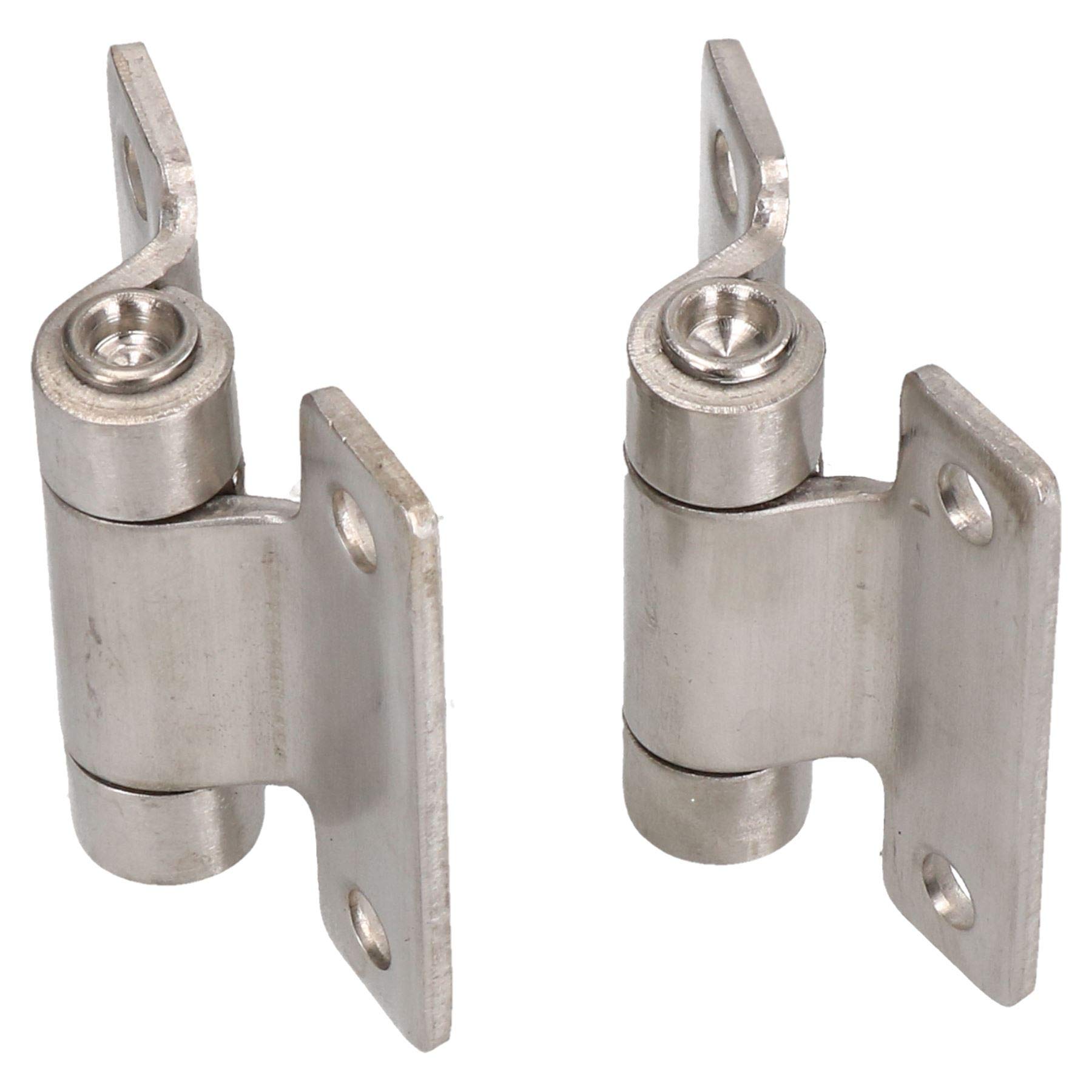Ab Tools Stainless Steel Hinge Heavy Duty 58X59mm Industrial Door Hatch Locker 2Pk