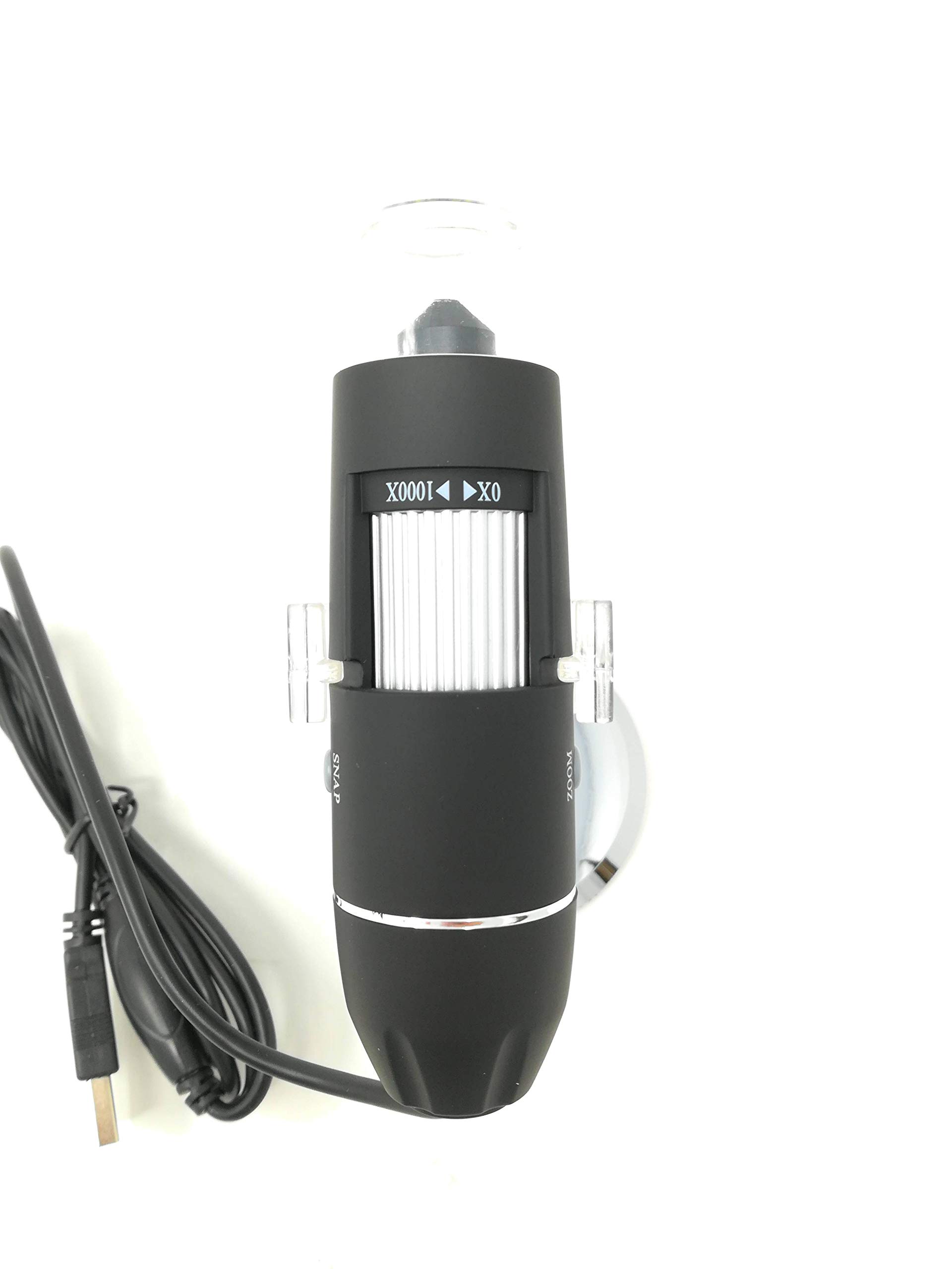 tempo di saldi Przenośny mikroskop cyfrowy 1000 x endoskop z kablem USB, 8 diod LED PC
