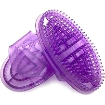2 Pcs Meridian Massage Brush,Meridian Brush for Belly,Magnetic,Massage Brush,Gua Sha for Belly Back Leg Full Body Spa Massager RelaxationPurple