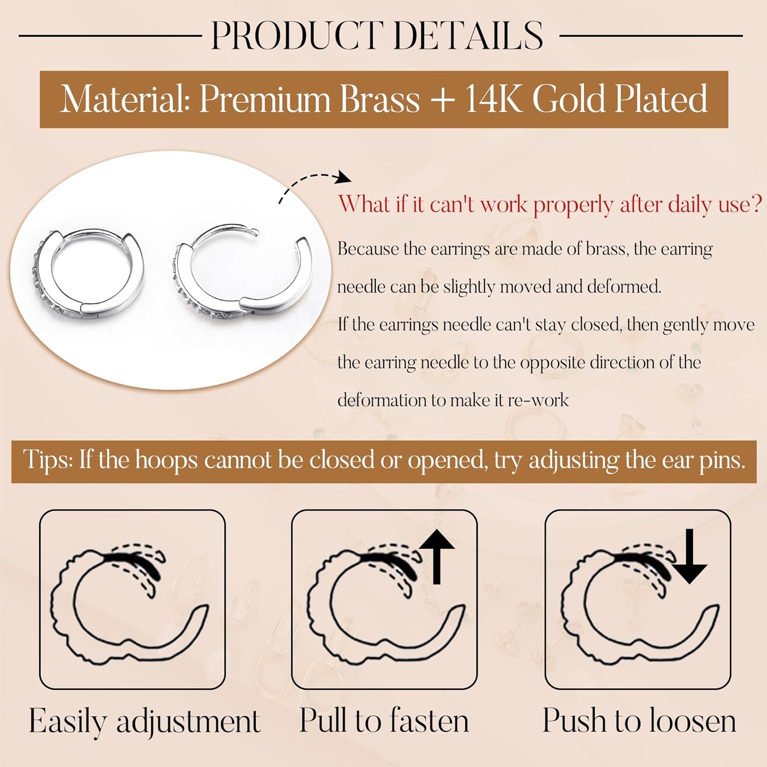 LOYALLOOK Gold Earrings for Women 14K Gold Plated Stud Hoop Earring Stacks for Multiple Piercing Hypoallergenic Surgical Steel Stud Earrings Gold Hoop Earrings Sets Lightweight - Image 4