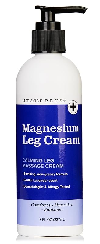Creme corporal com magnésio Miracle Plus, fragrância de lavanda, 227 g