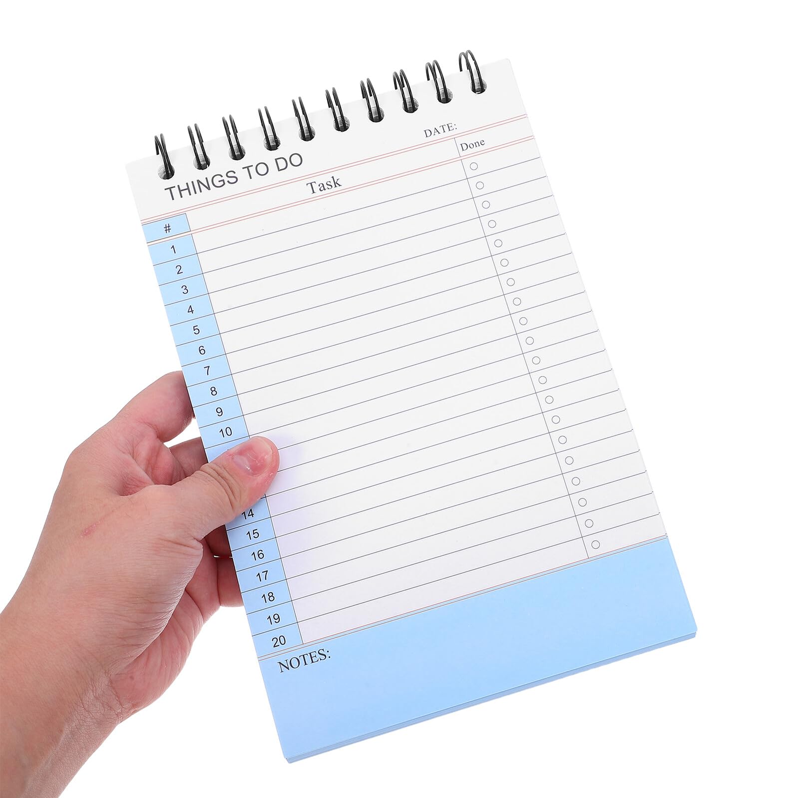 2 Unidades Cuaderno de Notas Espiral Diario Punteado Planificador sin Fecha Minimalista Compacto para Notas Diarias y Tareas