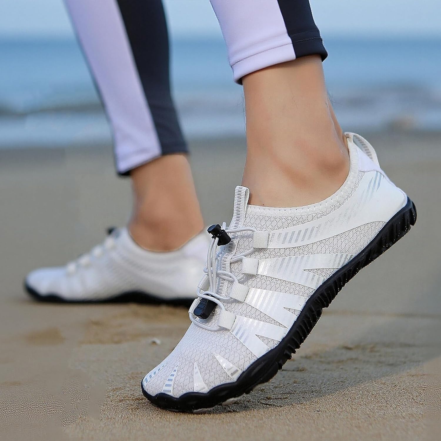 Hiking Barefoot Shoes Womens Men Hike Guarding Shoes Athletic Wide Toe Outdoor Sport Sneakers Unisex Swim Shoe Beach Quick Dry for Diving Surfing Water Sports Yoga