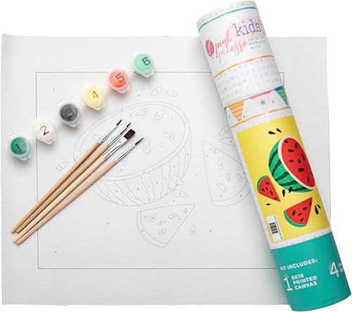Miniatura 14 de Pink Picasso Kits de pintura por números para niños de 8 a 12 años Kit de manualidades para niños principiantes de bricolaje, pintura acrílica