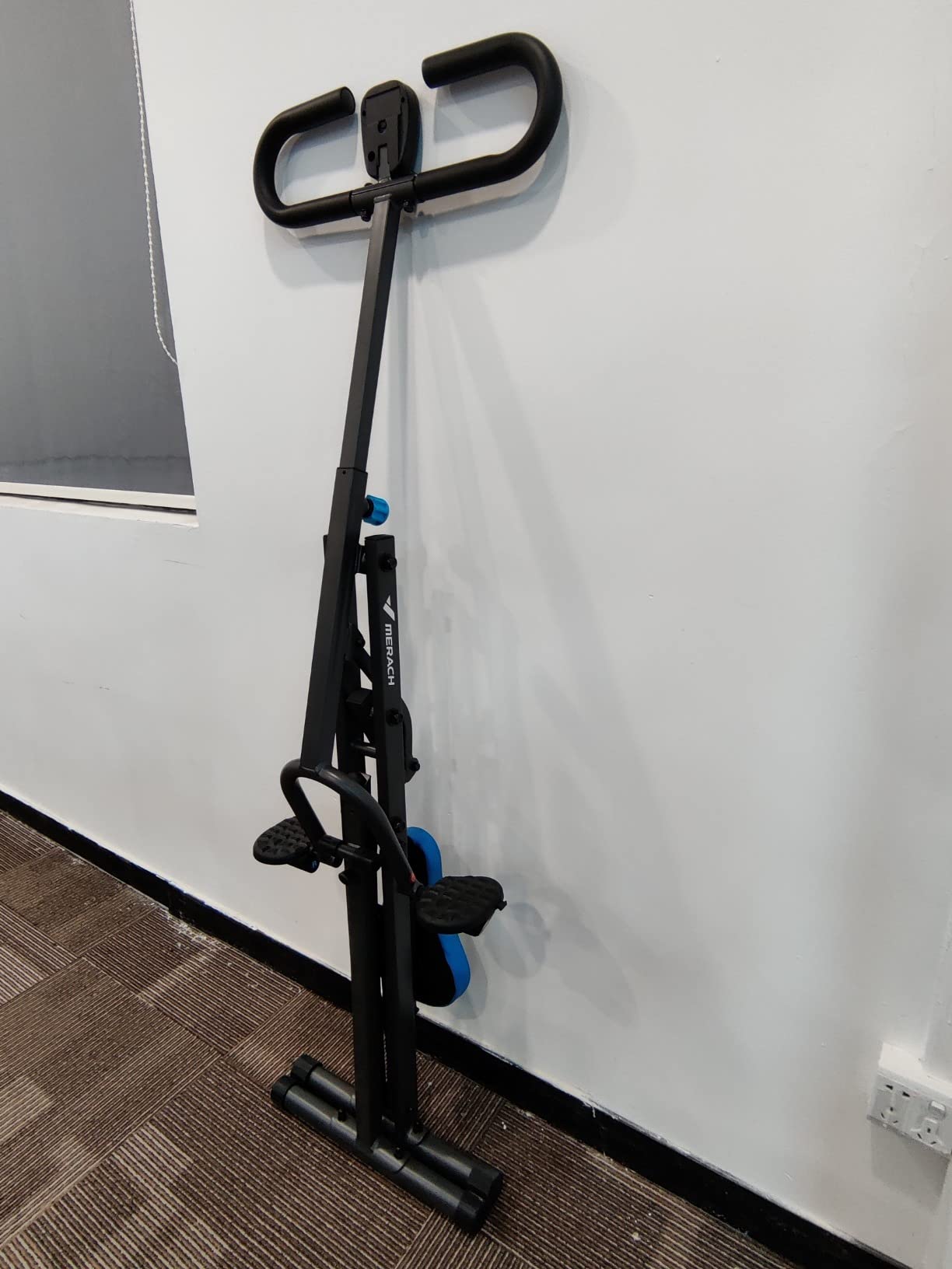27/mo Finance Squat Machine, MERACH R07 2 in 1 Squat Rowing Machine