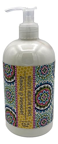 Miniatura 3 de Greenwich Bay Trading Co, juego de jabón de manos y loción de manteca de karité, jazmín y miel, 16 onzas cada uno