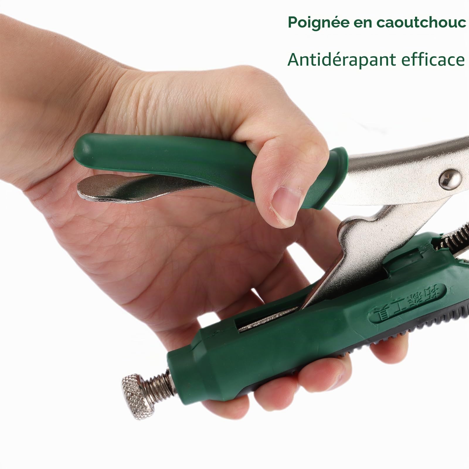Lot de 2 pinces en C de 28 cm - Serre-joints en C - Pince à serrage rapide - Étau lourd - Avec vis réglables et coussinets pivotants - Pour le travail du bois et les soudeurs