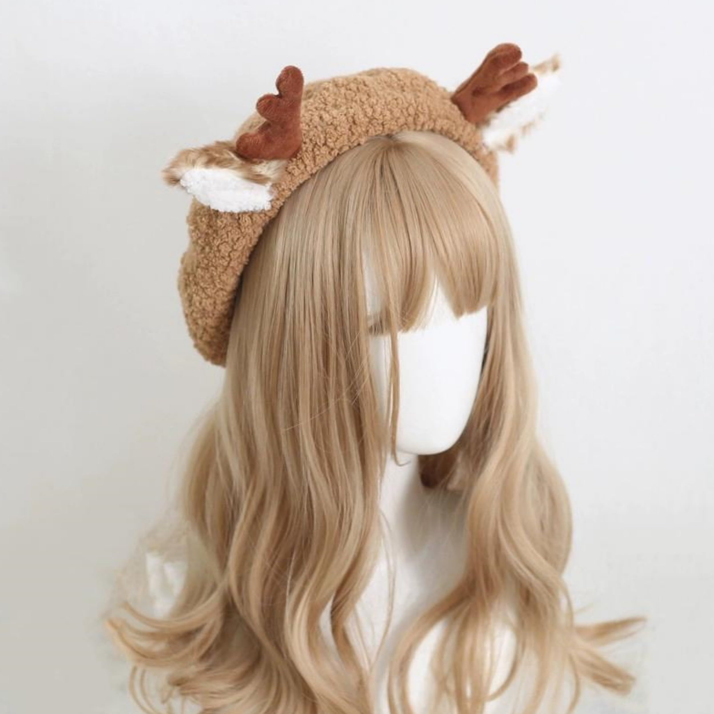 Amazon | トナカイ帽子 帽子 かぶり物 クリスマス 仮装 ハロウィン 
