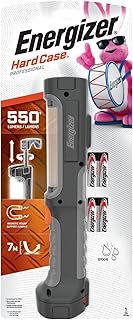 Energizer HC-550 LED Flashlight, Water Resistant LED Magnetic Work Light, Flash Light with AA Batteries Included, Pack of 2