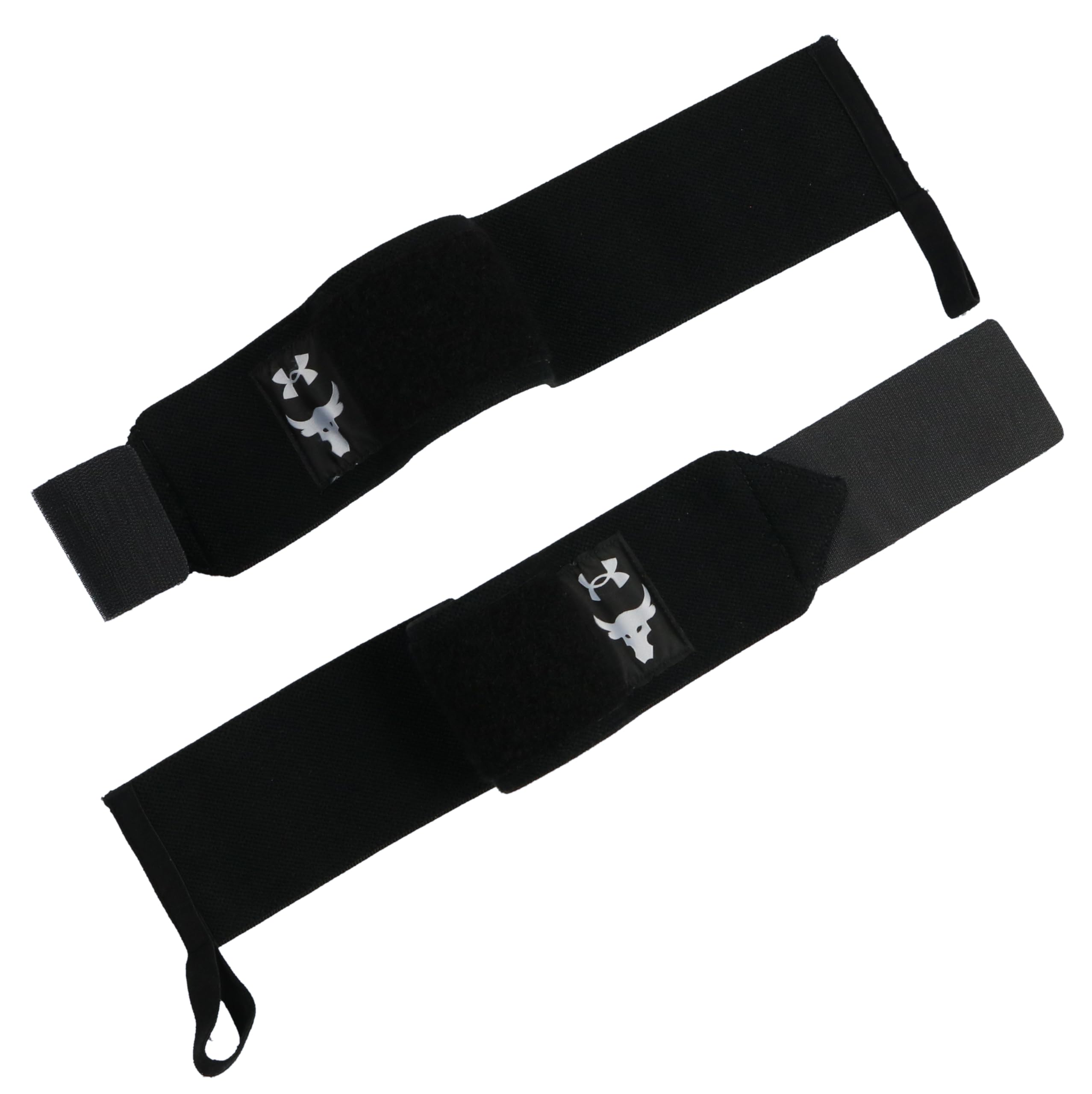 Under Armour - Handgelenkschoner Project Rock - Unisex - Fitnessbegeisterte - Schwarz / Stahl / Mod Grau - Einheitsgröße