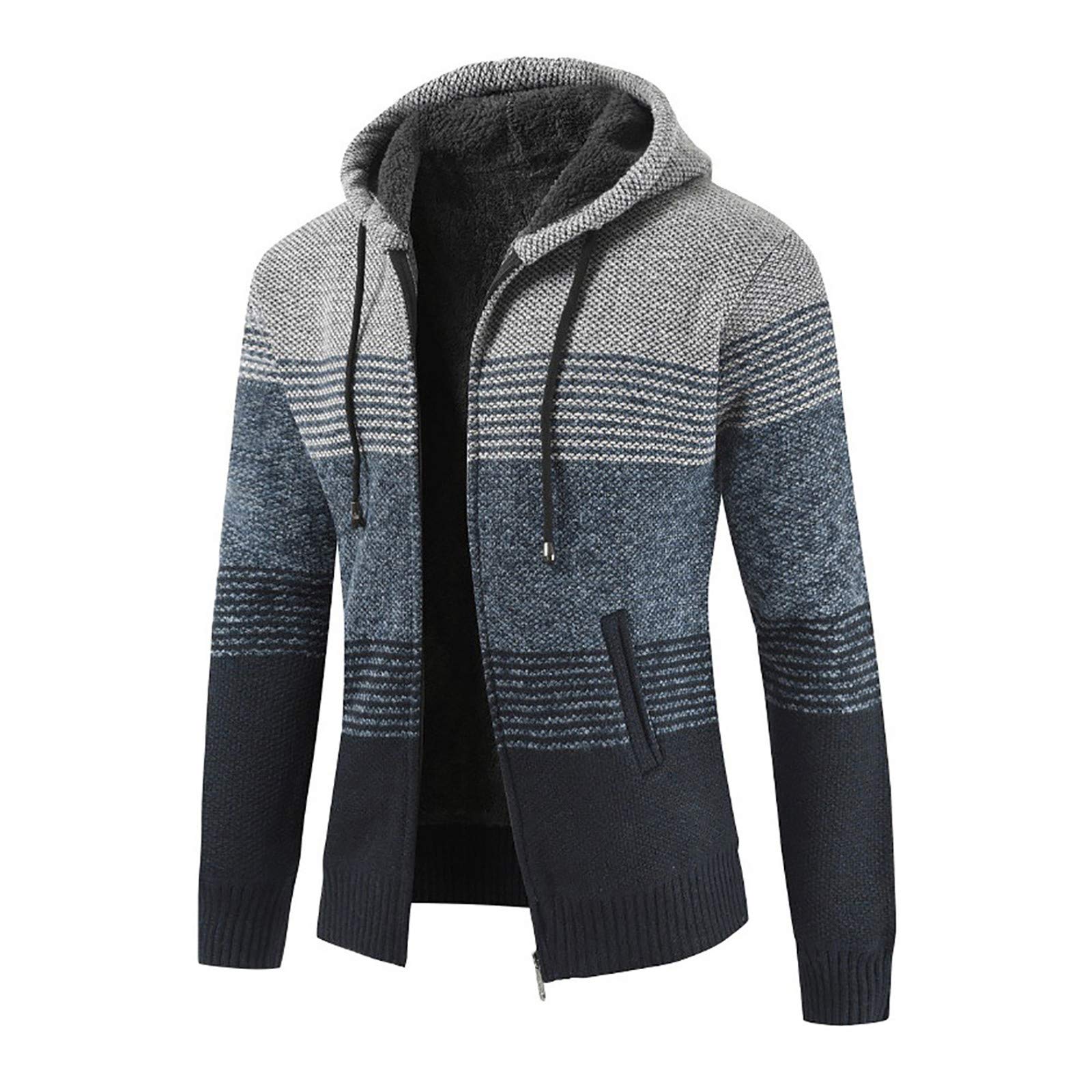 Pull Avec Fermeture Éclair Manteau décontracté pull hauts polaire automne fermeture éclair Blouse vêtements d'extérieur à capuche hommes pantalons pour Sweat Capuche Extra Large