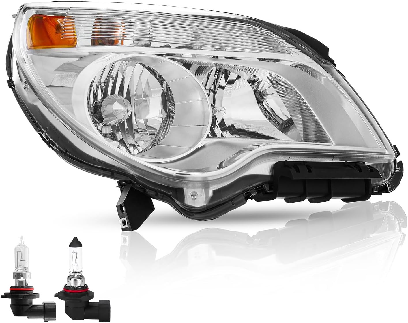 TTUN AUTO Compatite with 2010-2015 Chevy Equinox LS/LT/LTZ Headlight Assembly Halogen Type Passenger Side