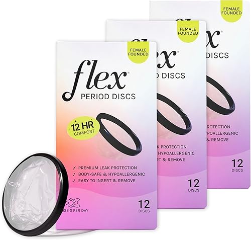 Miniatura 10 de Flex Discos menstruales  Discos desechables para el período  Reduce los calambres y la sequedad  Alternativa de tampón apta para principiantes