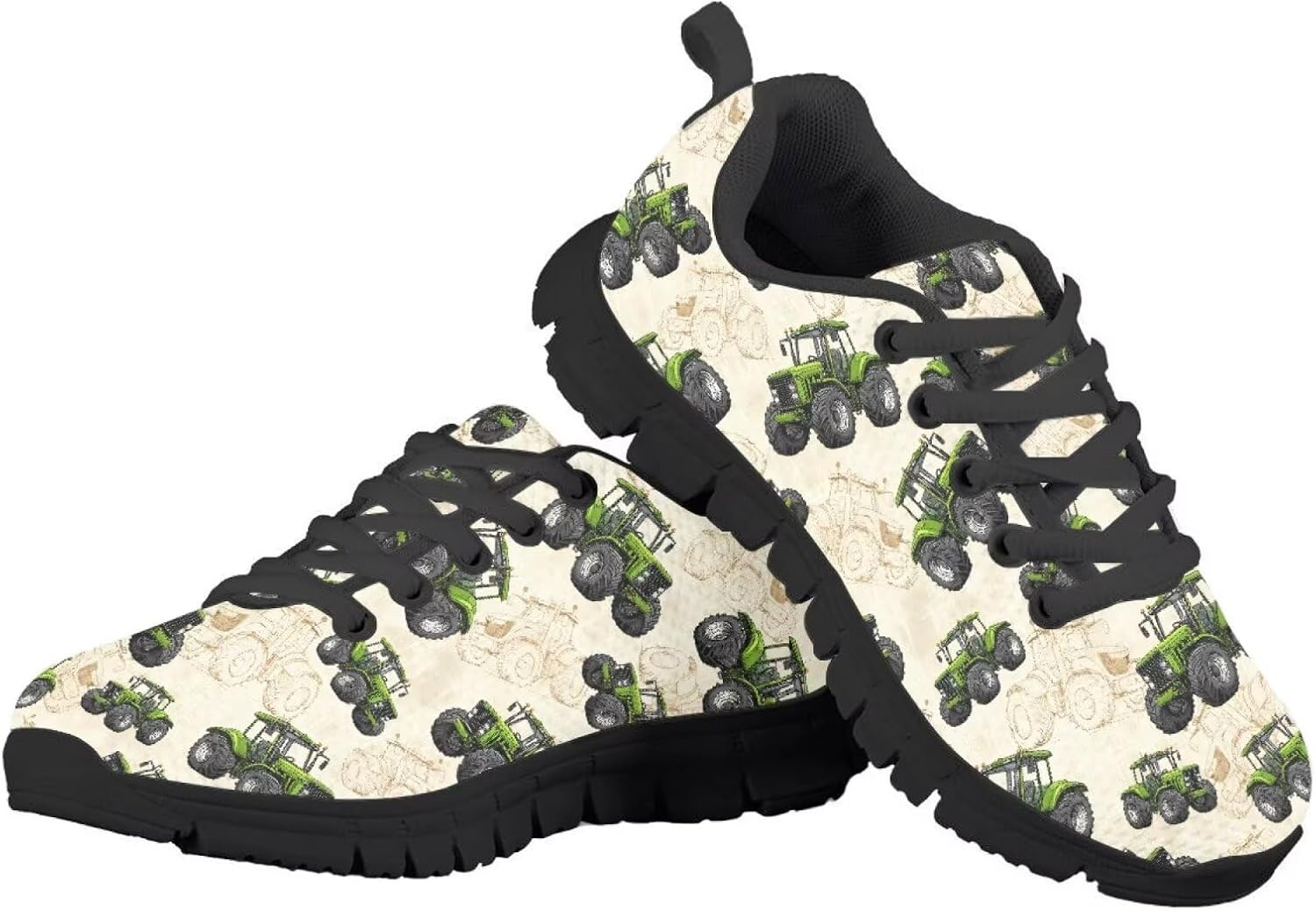 Boys Tractors Shoes Kids Slip on Walking Shoes Sport Athletic Sneakers Non-Slip Lace up Tennis Running Hiking Sneakers