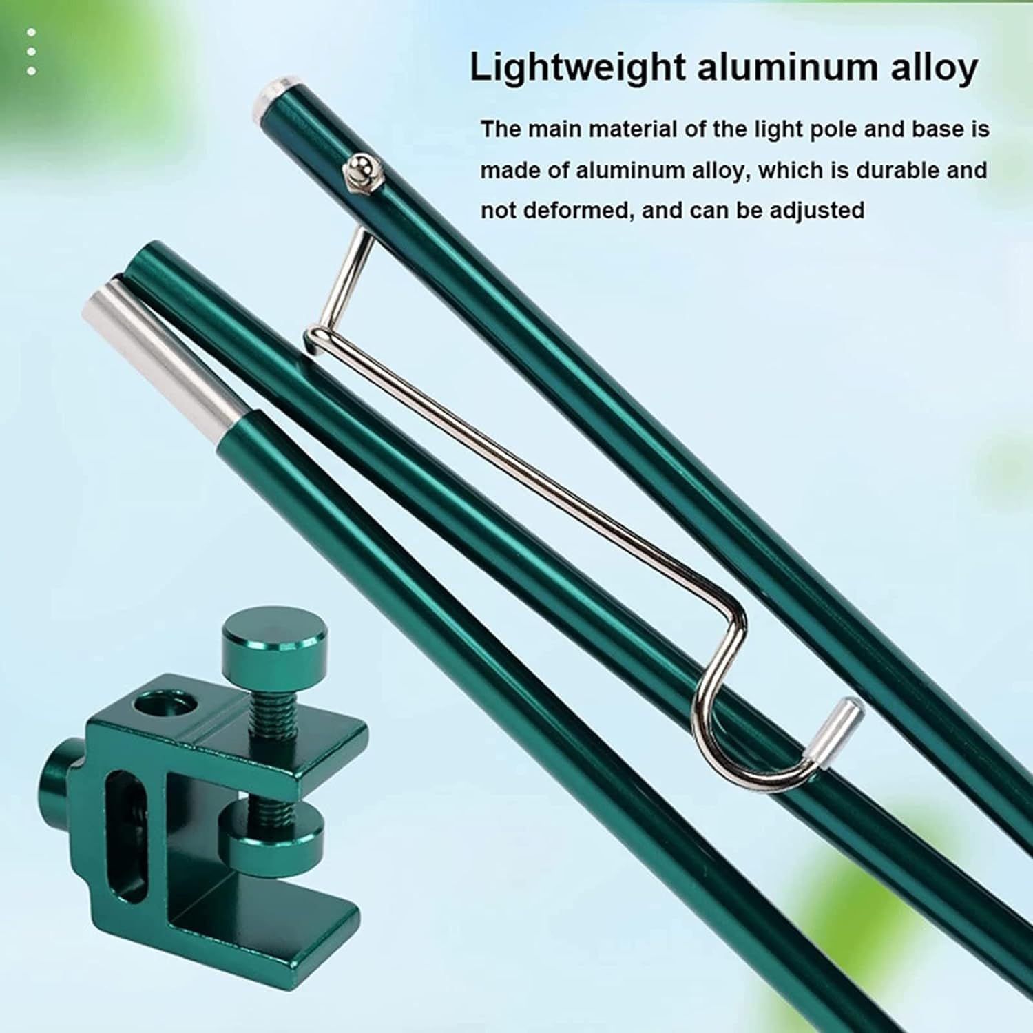 Iv - Asta per flebo in acciaio inox, porta sacca per flebo con 1 gancio, supporto portatile per infusione per anziani, assistenza domiciliare, ospedali e cliniche.(Blue)