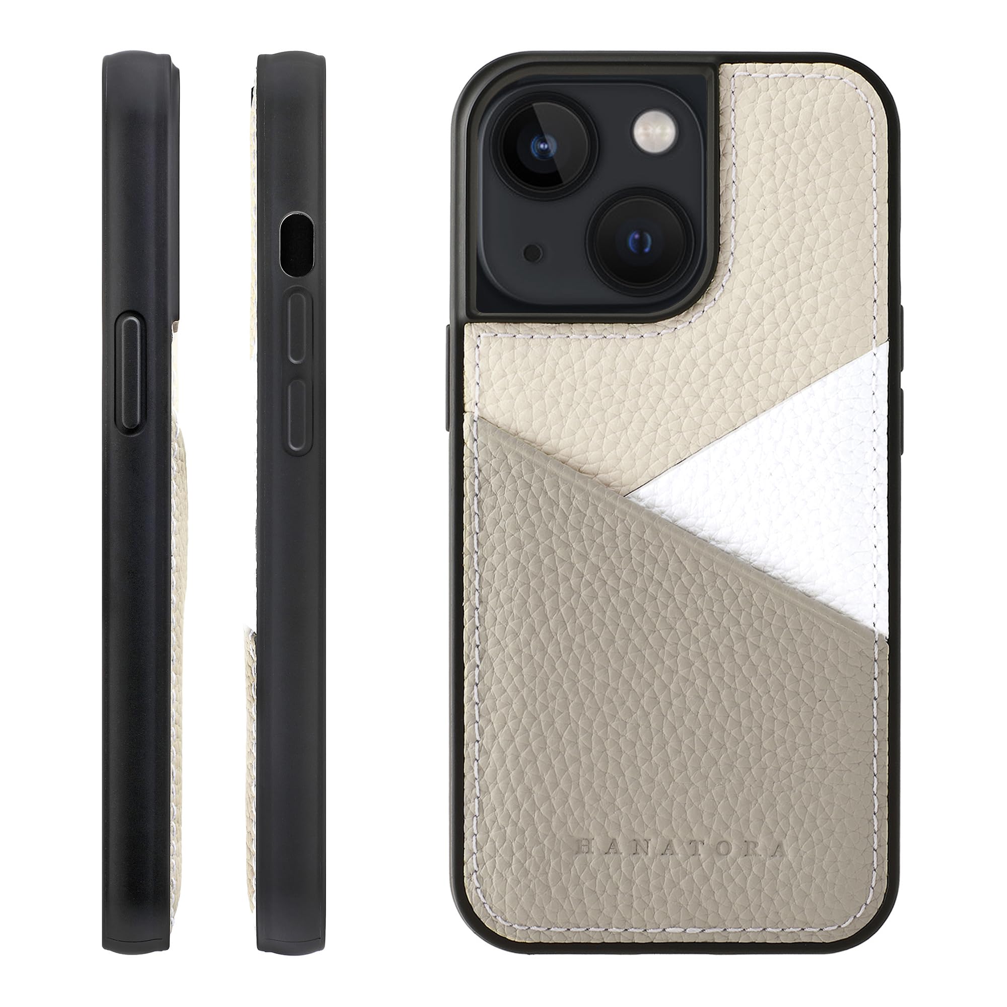 Amazon.co.jp: HANATORA for iPhone 13mini ケース 本革 耐衝撃