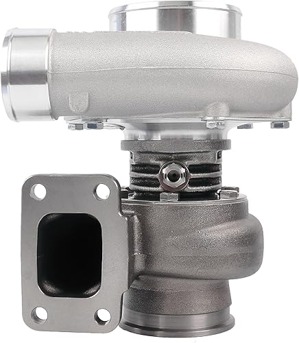 Miniatura 2 de PTE 6466 GEN2 Doble rodamiento de bolitas Billet Compresor Rueda T3 Entrada abierta, salida Vband 0.82A/R Turbo UP a 900HP