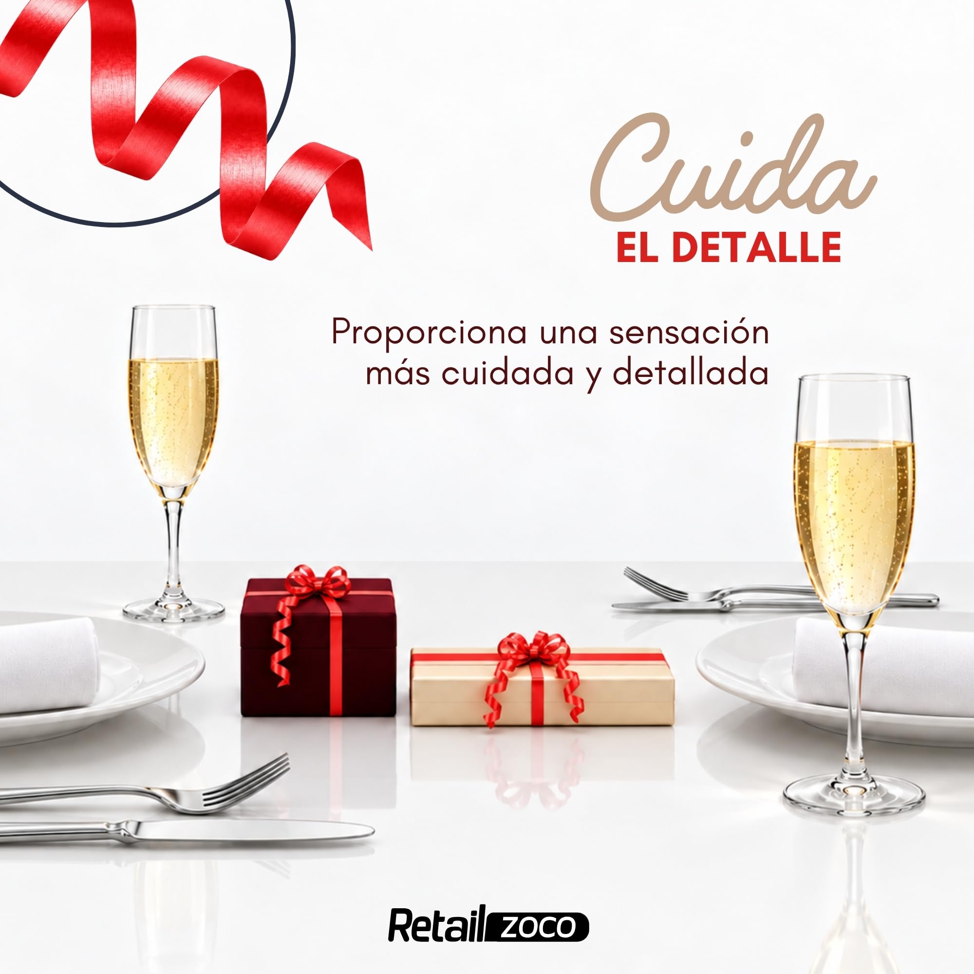 Cinta de regalo, cinta embalar para rizar, 5 mm ancho, 500 metros, Rojo - imagen 5