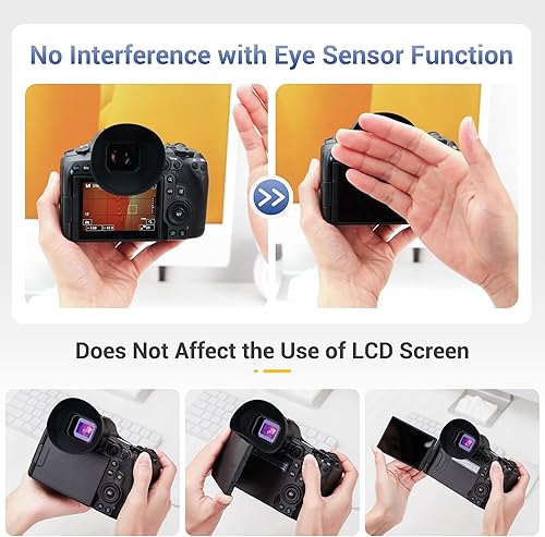 Miniatura 19 de JJC Paquete de 2 oculares para cámara Canon EOS Rebel T6 T7 T5 T3 T100 4000D SL3 SL2 SL1 T8i T7i T6s T6i T5i T4i T3i T2i T1i XSi XTi XT XS cámara